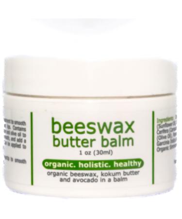 Beeswax Butter Balm: Organic Holistic and Healthy 1 oz