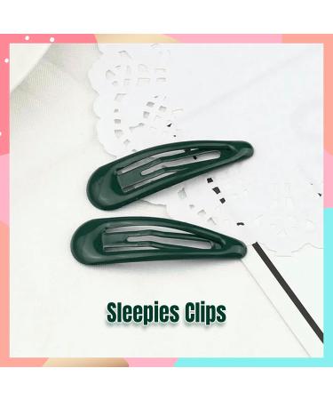 6Pcs 5CM Snap Hair Clips in Bottle Green - School Colours Hair Accessories for Girls & Women - Buy Online on GoSupps.com