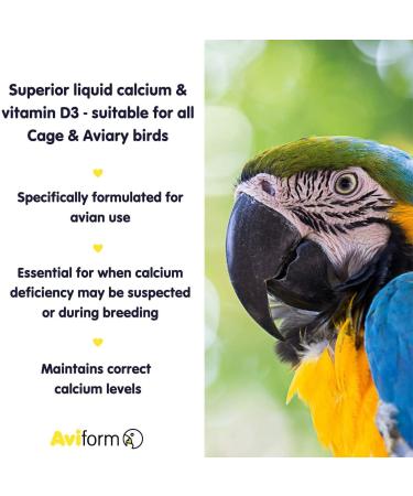 CALCIFORM HiD3 Liquid Calcium for Cage & Aviary Birds (100ml) 100 ml (Pack of 1) - Buy Online on GoSupps.com