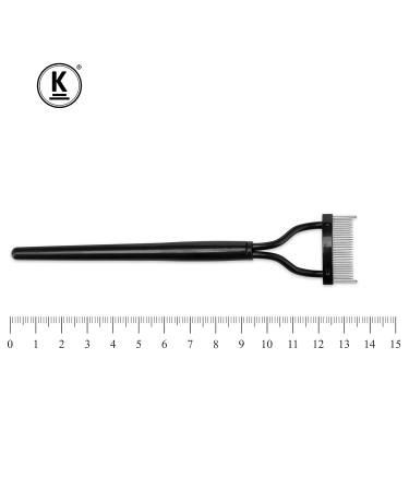 K-Pro Eyelash Comb | Professional Eyelash Brush & Care Tool with Stainless Steel Teeth for Perfect Lashes - International Shipping Available - Buy Online on GoSupps.com