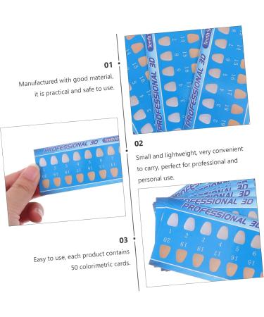 Plafope 150-Piece Dental Guidelines Card Set - Professional Equipment Diagram & Tooth Comparison Paper - Essential Accessories (1 Pack) - Buy Online on GoSupps.com