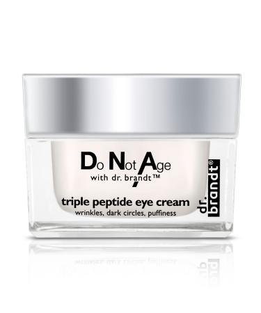 Dr. Brandt Do Not Age Triple Peptide Eye Cream. All-In-One Formula that Smooths Appearance of Fine Lines  and Fades Dark Circles and Reduces Puffiness  0.5 oz.