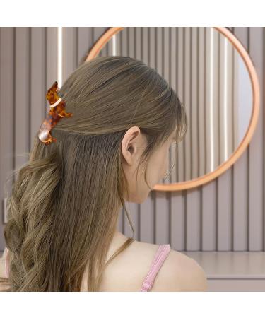 Sausage Dog Hair Claw Clips Ellulose Acetate Hair Clips Cute Dachshund Claw Clips Non Slip Hair Catch Barrette Acetate Puppy Hair Accessories Big Claw Barrettes - Buy Online on GoSupps.com
