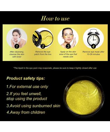 AIQIUSHA 30 Pairs Under Eye Treatment Masks Natural Gel Patch Lighten Dark Circles Collagen Eye Care Mask for Anti-Wrinkle Eye Bags Skin Care Moisturizing Soothing Firming - Buy Online on GoSupps.com