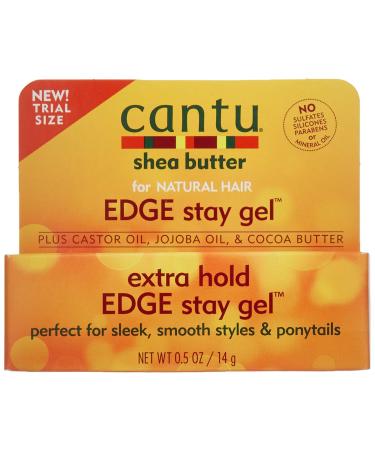 CANTU Shea Butter Extra Hold Edge Stay Gel 0.5oz - Perfect for Natural Hair | International Shipping Available - Buy Online on GoSupps.com