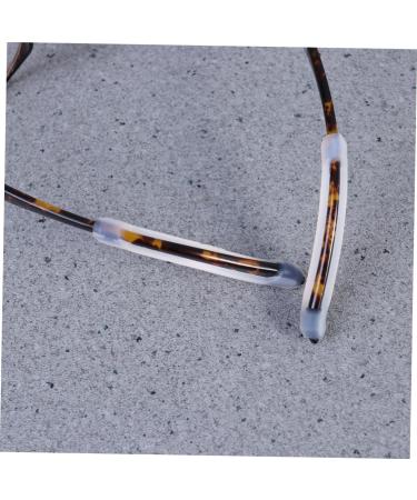 Uonlytech Anti-Slip Handle for Glasses - Silicone Accessories | 5 Pairs of White Medium Anti-Slip Glasses Brackets - Buy Online on GoSupps.com