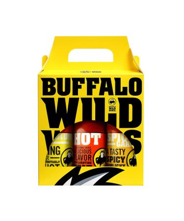 Buffalo Wild Wings Best Sellers Variety Pack (Medium Hot Spicy Garlic)