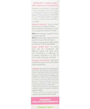 So'Bio tic SOBIO ETIC SERUM HIDRATANTE bisabolAloe 30 ml organic black standardized - Buy Online on GoSupps.com