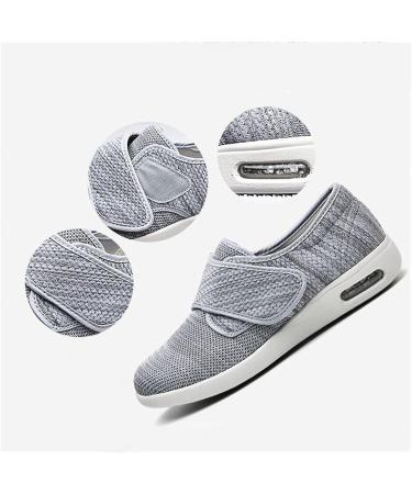 Men's Diabetic Wide Fit Memory Foam Slippers - Breathable Edema Swollen Feet Shoes - Size 6.5 Khaki - Buy Online on GoSupps.com