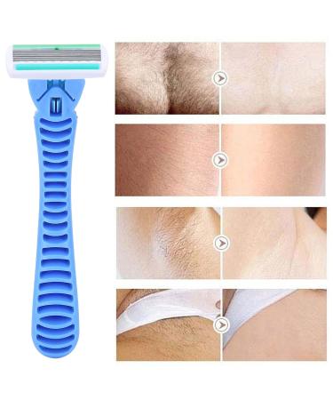 Easy Trim Razor Set - 10 Manual Hair Removal Razors with 6-Layer Cutter Heads for Smooth Shaving | International Shipping Available - Buy Online on GoSupps.com