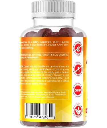 Vitamatic Sugar Free Vitamin D3 5000 IU Gummies - 120 Pectin Based - Healthy Bones & Immune Support - Non-GMO - 120 Servings - Buy Online on GoSupps.com