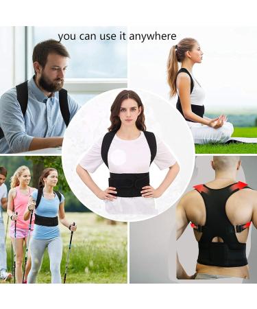 Back Brace Posture Corrector - Adjustable Lumbar Support for Men & Women | Improve Posture & Comfort - Buy Online on GoSupps.com