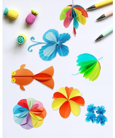 Ezyaid 6 Inch Construction Paper Circles - 200 Assorted Color Sheets for Kids Arts & Crafts - Buy Online on GoSupps.com
