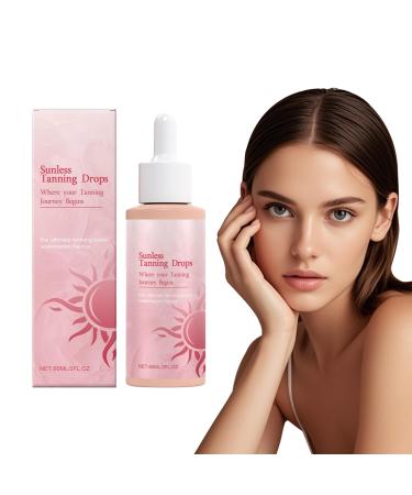 Sunless Tanning Drops Tanning Moisturiser Body Lotion for Tan Gradual Tan Drop To Naturally Boost Enhancing Your Natural Skin Tone for A Genuine Sun-Kissed Glow 60 ml