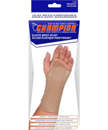 Buy Champion Wrist Splint - Wrap Style Elastic Knit Left Hand X-Large - International Shipping Available - Buy Online on GoSupps.com