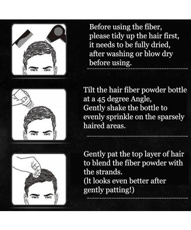 Hair Fibres Black Thick Fiber Hair Fibres For Instant Thicking Hair Building Fibres For Men & Women Hair Thickening Powder For Bald Spots & Thinning Hair Fuller Hairline Concealer - Buy Online on GoSupps.com