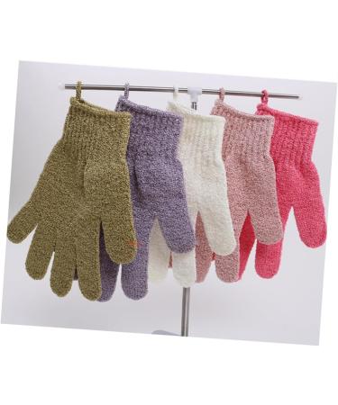 FOMIYES 10 Pairs Bath Mitt Gloves & Back Sponge - Exfoliating Loofah Gloves for a Refreshing Shower Experience - Buy Online on GoSupps.com