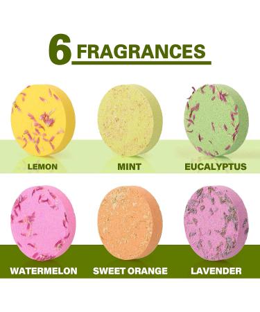 Eyamumo Aromatherapy Bath Bomb Gift Set - Handmade Natural Shower Bombs for Women, Organic Essential Oils, Stress Relief, Scented Tablets for Bubble Spa Bath (Set of 6) - Buy Online on GoSupps.com