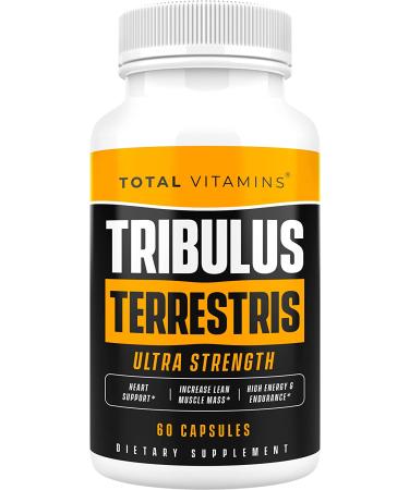 1500mg Tribulus Terrestris Extract for Men & Women - Energy & Strength Booster - 2 Pack - Vegan & Gluten Free - Buy Online on GoSupps.com