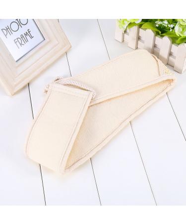 Plant Hemp Loofah Back Scrubber Strap | Exfoliating Shower Massage Tool for Men and Women - Skin Care Bathing Accessories - Buy Online on GoSupps.com