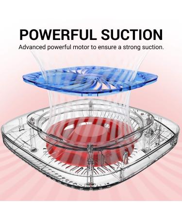 MelodySusie Nail Dust Collector with Reusable Filter - Powerful Electric Nail Vacuum for Acrylic Gel Polishing - Low Noise Salon Dust Extractor - Buy Online on GoSupps.com