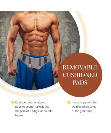 Hernia Belt for Men - Medium Size | Comfortable & Supportive | Shop Internationally - Buy Online on GoSupps.com