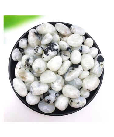 Balance 50g Natural Rare White Moonstone Tumbled Stone Crystal Rockstone Reiki Specimen Collection Natural Stones and Minerals Stone Generator Generator Natural Stones and Minerals