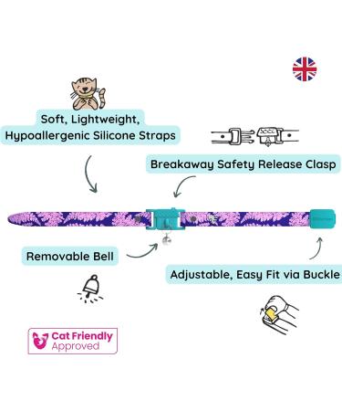 Kittyrama Botanical Collars for Cats & Kittens - Hypoallergenic Breakaway Veterinarian Approved | Comfort & Style for Your Feline Friends - Buy Online on GoSupps.com
