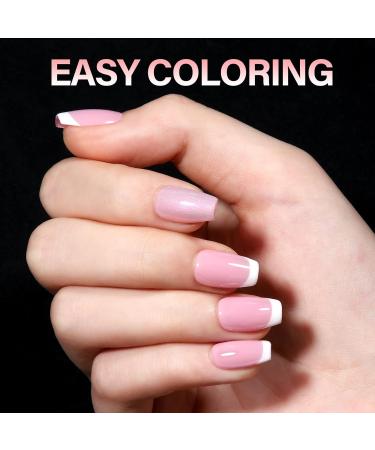 AILLSA Short Coffin Nail Tips - 360pcs Press On Matte Gel Full Cover False Nails with Gift Box - DIY Nail Extensions Kit (EX Short Coffin) - Buy Online on GoSupps.com