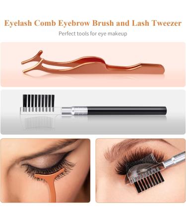 Subay Heated Eyelash Curlers - USB Rechargeable Electric Curler with Tweezer & Comb | Long Lasting 2 Heating Modes Perfect for Travel - Buy Online on GoSupps.com