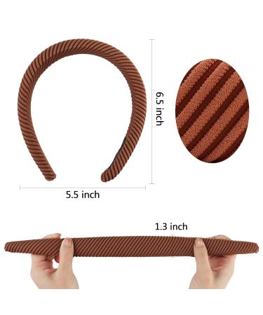 Ondder 4 Pack Padded Headbands for Women - Fashionable and Stylish Hair Accessories - Buy Online on GoSupps.com