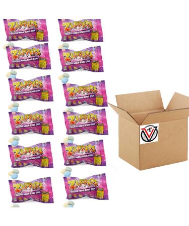 Zed Candy Zappers Original Mega Sour Gum 50g 50p PMP (12 Bags)