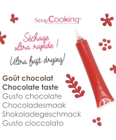 ScrapCooking - Stylo Choco Rouge - Crayon Alimentaire P tisserie 25 g - Stylo D coratif Comestible - crire & Dessiner sur Desserts G teaux & Biscuits No l Anniversaire - 6803 Rouge 25 ml (Lot de 1) - Buy Online on GoSupps.com