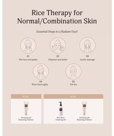 Rice Therapy Artemisia Foam Cleanser 5.1fl oz - Gentle Moisturizing Face Wash for Sensitive Skin | Daily Hydrating Facial Foam for Radiant Smooth Skin - International Shipping Available - Buy Online on GoSupps.com