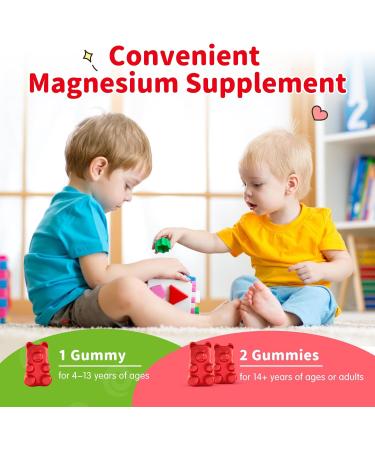 ReviNutra 2 Pack Magnesium Gummies for Kids & Adults- Magnesium Glycinate Complex - Buy Online on GoSupps.com