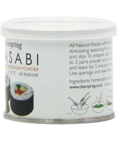  Clearspring Clearspring Organic Japanese Wasabi Powder 25g (Pack of 3) - Buy Online on GoSupps.com