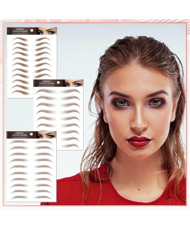 Jodie 9 Sheets 4D Hair-Like Eyebrow Tattoo | Peel Off Waterproof Transfers | Long Lasting & Natural | Temporary 90 Pair | Pack of 1 - Buy Online on GoSupps.com