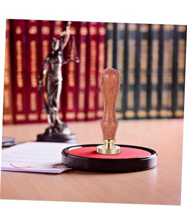 WOONEKY 1pc Dispensing Plate Tool Coffee Powder Press Envelopes Wax Seal Tools Copper Copper Head 1 count (Pack of 1) Golden - Buy Online on GoSupps.com