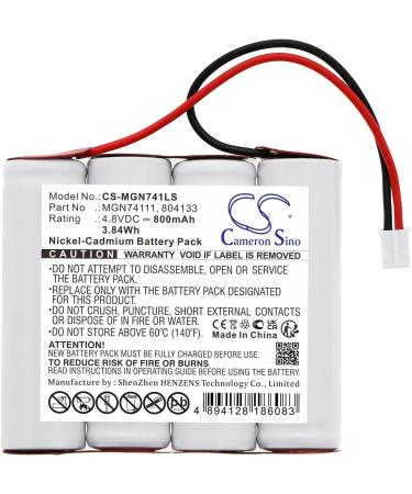 Battery Replacement for LUMINOX 804133 LUM17003 & More - Afshan 800mAh/4.8V MXN0051 804133 MGN74111 - Buy Online on GoSupps.com