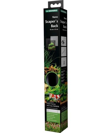 Dennerle Scapers Back Black | Nano Aquarium Back Wall Decorative Film | Premium Aquascaping Solution - Buy Online on GoSupps.com