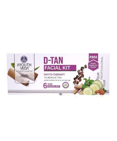 BV D-TAN Six Steps Facial Kit for Tan Removal | D Tan Skincare Essentials for Clear Skin | Hydrates Skin with Cucumber