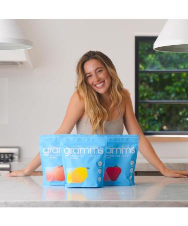 GRAMMS Clear Protein Powder Packets 20G Protein for Women & Men & Lactose Free Grass-Fed Whey Isolate Gluten Free Zero Sugar Gut Friendly Non-Bloating (Tropical Punch-10 Servings) - Buy Online on GoSupps.com