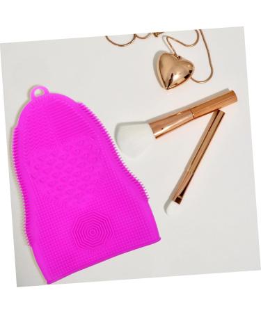 minkissy Makeup Brush Cleaning Pad Face Cleaners Face Massaging Tools Cleaning Tool Face Scrub Brush Makeup Brush Washing Tool Brush Scrubber Cosmetics Brush Mat Brush Clean Mat 19x13cm Purple - Buy Online on GoSupps.com