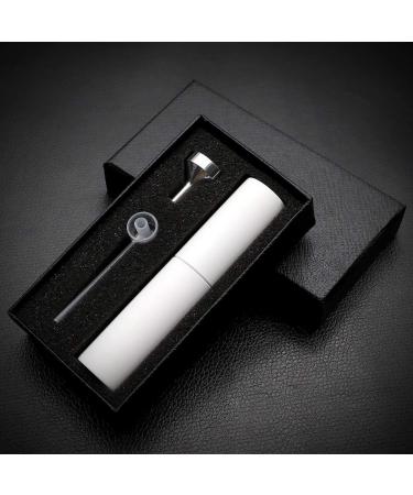 Portable Refillable Perfume Spray Bottle 10ml - White | Funnel Filler & Refill Pump for Travel - International Shipping Available - Buy Online on GoSupps.com