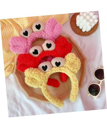 minkissy Animal Cosplay Headwear Plush Animal Hair Hoop Cosplay Animal Hair Hoop Sea Animal Costume Headband Plush Crab Headband Makeup Headband Hair Hoops Hair Accessories Make up Girl One Size Red - Buy Online on GoSupps.com