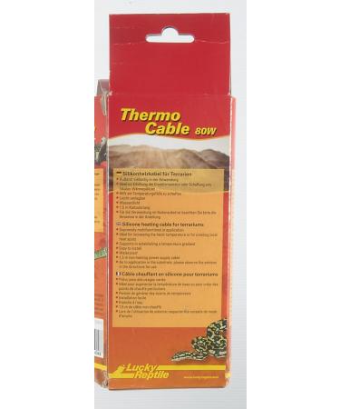 Buy Lucky Reptile 80W Thermo Cable - 6.5m Waterproof Heating Cable for Terrariums - Fast & Even Heating Accessories - Buy Online on GoSupps.com