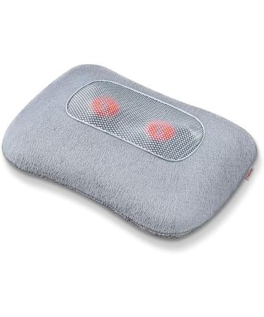 Beurer MG 153 Neck & MG 145 Massage Cushions - Shiatsu Massager with Heat Function 4 Heads Gray - Relaxing Back & Neck Relief - Buy Online on GoSupps.com