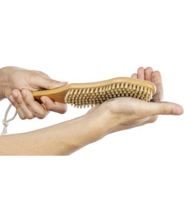 REMOS Jumbo Hand Washing Brush with File and Natural Bristles - 29 cm - Buy Online on GoSupps.com