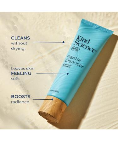 Kind Science Gentle Cleanser with Vitamin C - 4.5 FL OZ | Face Wash & Makeup Remover - Buy Online on GoSupps.com