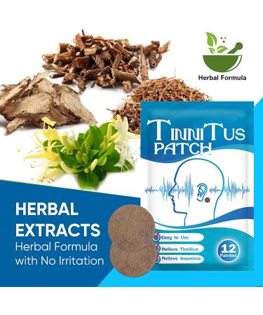 Tinnitus Relief Patches - Natural Herbal Treatment for Ringing Ears, Discomfort Relief, Improved Hearing, Peaceful Sleep - Buy Online on GoSupps.com